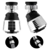 2pcs Cuisine Tête Pivotante 360 Degrés Bec Filtre Robinet Filtre Barboteur Douche Oxygénée Protection Contre Les éclaboussures économiseur D'eau