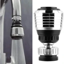 2pcs Cuisine Tête Pivotante 360 Degrés Bec Filtre Robinet Filtre Barboteur Douche Oxygénée Protection Contre Les éclaboussures économiseur D'eau -Grohe || Hansgrohe Soldes Magasin 100110403 3