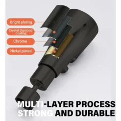 Douchette Robinet Cuisine Noir, 3 Modes Embout Pour Robinet De Cuisine, Douchette Pour Cuisine, Robinets Douchette Cuisine, Rallonge Robinet (Noir) -Grohe || Hansgrohe Soldes Magasin 100267739 5