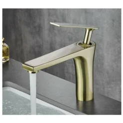 Robinet De Salle De Bain, Robinet De Lavabo, Robinet Fengshui De Luxe En Cuivre Doré -Grohe || Hansgrohe Soldes Magasin 100345852 4