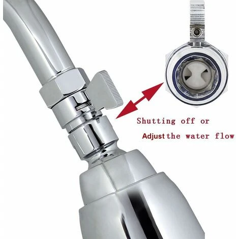 Vanne D’arrêt En Cuivre - Pour Pommeau De Douche, Pour Régler La Température De L’eau Facilement Et Pas Fréquemment 4 Vanne D’arrêt En Cuivre - Pour Pommeau De Douche, Pour Régler La Température De L’eau Facilement Et Pas Fréquemment – Image 4