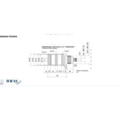 Cartouche De Remplacement Thermostatiques Thermomat TCRT12FV 1/2 -Grohe || Hansgrohe Soldes Magasin 10988894 5