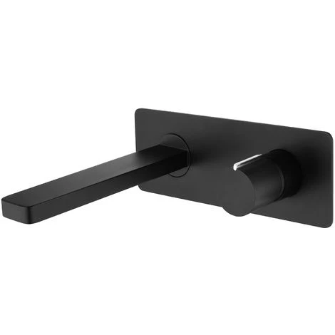 Robinet Mitigeur Mural à Encastrer 9908B - Noir - Livré Avec Corps D'encastrement 1 Robinet Mitigeur Mural à Encastrer 9908B - Noir - Livré Avec Corps D'encastrement