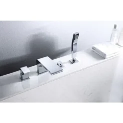 Robinet Mitigeur Design Pour Montage Sur Bord De Baignoire 4 Trous 6080 7 Robinet Mitigeur Design Pour Montage Sur Bord De Baignoire 4 Trous 6080 -Grohe || Hansgrohe Soldes Magasin 11092580 3