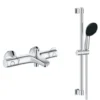 Robinet Bain Douche Thermostatique Grohe Grohtherm 800 Avec Ensemble Douche Complet 2 Jets