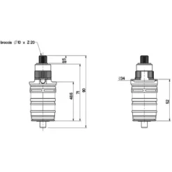 Cartouche Pour Mitigeur Thermostatique Paini 2TCC959NF Cartouche 6 Cartouche Pour Mitigeur Thermostatique Paini 2TCC959NF Cartouche -Grohe || Hansgrohe Soldes Magasin 11509970 3