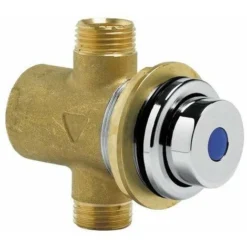 Robinet De Lavabo à Encastrer Temporisé Avec Fixation Murale Idral 08140SP Chromé