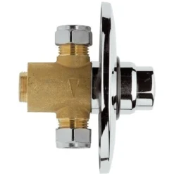 Robinet Temporisé Mural Encastré à Poussoir