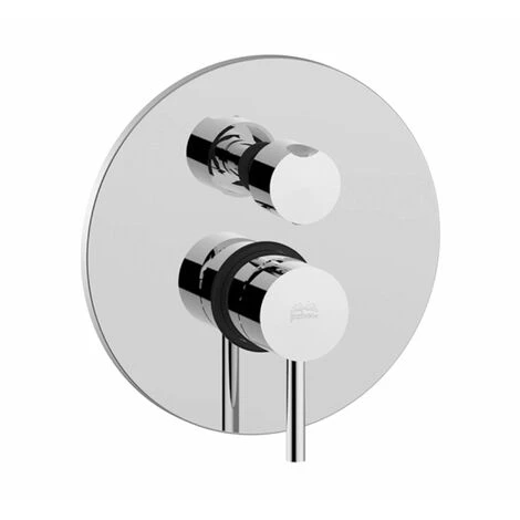 Mitigeur De Douche à Encastrer à 3 Voies De Couleur Chrome Paffoni LIGHT LIG019CR Chromé - 3 Sortie 1 Mitigeur De Douche à Encastrer à 3 Voies De Couleur Chrome Paffoni LIGHT LIG019CR Chromé - 3 Sortie