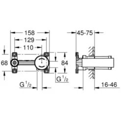 Mitigeur Mural Grohe Concetto Taille S 9 Mitigeur Mural Grohe Concetto Taille S -Grohe || Hansgrohe Soldes Magasin 13569050 5