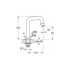 Grohe UNIVERSAL NEW- Robinet Universel Sur Colonnette (20202000) -Grohe || Hansgrohe Soldes Magasin 14154752 3
