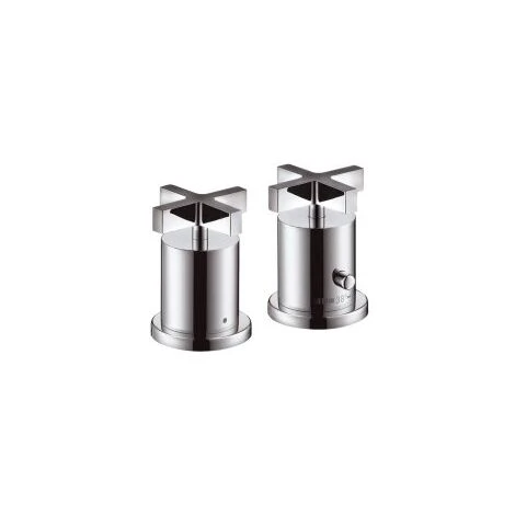 Hansgrohe Axor Citterio Thermostat De Baignoire 2 Trous Avec Poignées Transversales, Coloris: Chrome - 39480000 1 Hansgrohe Axor Citterio Thermostat De Baignoire 2 Trous Avec Poignées Transversales, Coloris: Chrome - 39480000