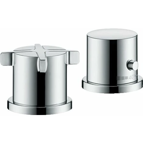 Hansgrohe Axor Citterio E 2 Trous Pour Baignoire Avec Thermostat, Coloris: Chrome - 36412000 3 Hansgrohe Axor Citterio E 2 Trous Pour Baignoire Avec Thermostat, Coloris: Chrome - 36412000 – Image 3