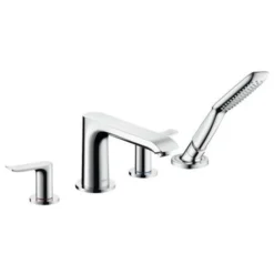 Hansgrohe Metris Mitigeur Monocommande De Baignoire 4 Trous Chromé, 31442000 - 31442000