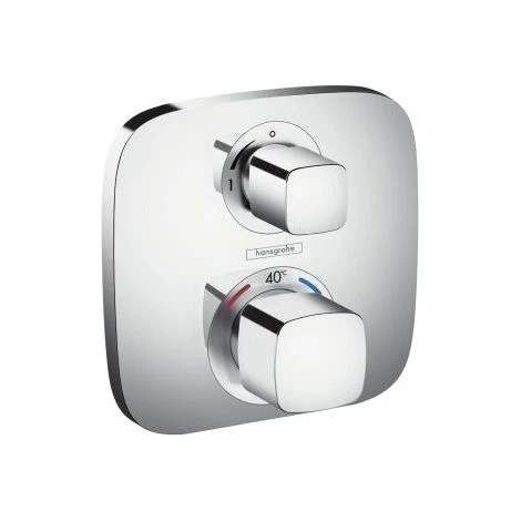 Hansgrohe ShowerTablet Ecostat E Thermostat, Encastré, 1 Consommateur, Chromé - 15707000 1 Hansgrohe ShowerTablet Ecostat E Thermostat, Encastré, 1 Consommateur, Chromé - 15707000