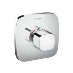 Hansgrohe Tablette De Douche Ecostat E Thermostat HighFlow, Encastré, Chromé - 15706000