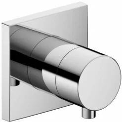 Raccord Keuco IXMO 59541, Robinet D'arrêt Pour Montage Encastré DN15, Rosette Carrée, Poignée IXMO Comfort, Coloris: Chromé - 59541011002