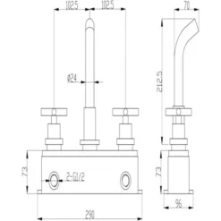 Robinet Mélangeur Lavabo Mural Bronze - Corbeau -Grohe || Hansgrohe Soldes Magasin 18152596 3