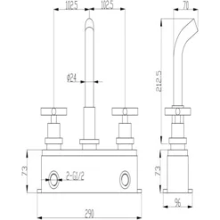 Robinet Mélangeur Lavabo Mural Bronze - Corbeau -Grohe || Hansgrohe Soldes Magasin 18152596 5
