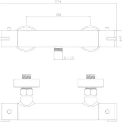 Oneo Mitigeur Douche Thermostatique Noir 6 Oneo Mitigeur Douche Thermostatique Noir -Grohe || Hansgrohe Soldes Magasin 18469631 3