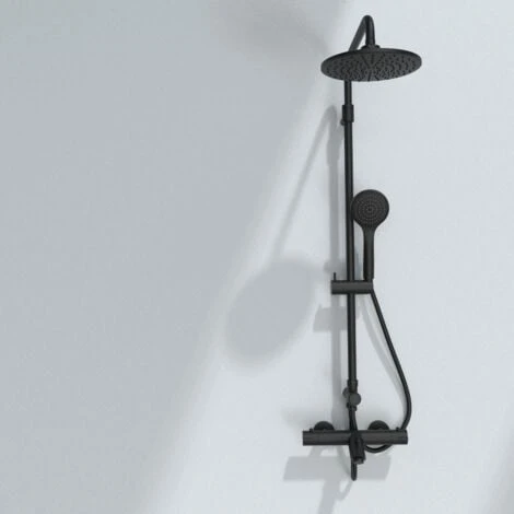 Oneo Mitigeur Bain-douche Thermostatique Noir 2 Oneo Mitigeur Bain-douche Thermostatique Noir – Image 2