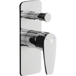 Docciaviva Orion - Mitigeur Douche Encastré Avec Inverseur à Bouton-poussoir (code 805.600.200) - Chromé -