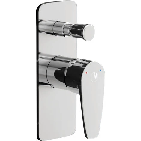 Docciaviva Orion - Mitigeur Douche Encastré Avec Inverseur à Bouton-poussoir (code 805.600.200) - Chromé - 1 Docciaviva Orion - Mitigeur Douche Encastré Avec Inverseur à Bouton-poussoir (code 805.600.200) - Chromé -