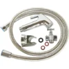 Kit Complet Pour WC. Robinet 3 Voies + Douchette ABS + Flexible 1,2m + Support