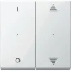 Schneider® KNX M-Plan Commande Double Marquage O/I+double Flèche Blanc Pol. Brill. SCHNEIDER MTN619519