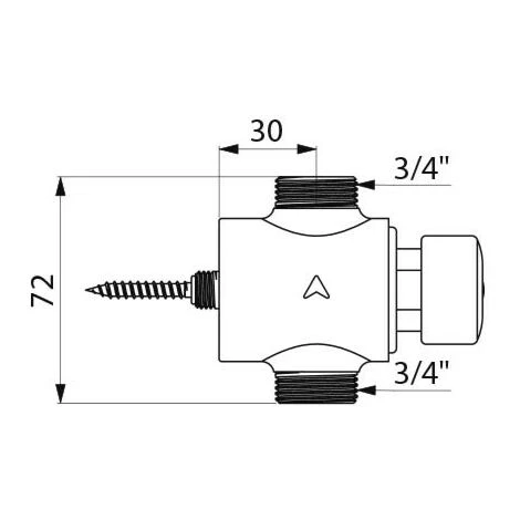 Tempostop Robinet De Douche 3/4 - 749700 2 Tempostop Robinet De Douche 3/4 - 749700 â Image 2