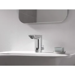 Grohe Bau Cosmopolitan E Lot De 2 Mitigeurs Lavabo Infrarouge 1/2″ Avec Limiteur De Température Ajustable, Chromé (36451000-DUO) -Grohe || Hansgrohe Soldes Magasin 25955397 4