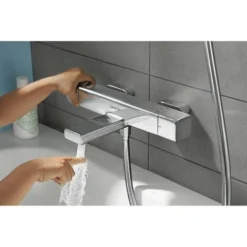 HANSGROHE Mitigeur Thermostatique Bain/douche Chromé Ecostat E -Grohe || Hansgrohe Soldes Magasin 26298228 3