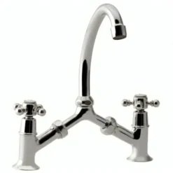 Mélangeur Lavabo Tiffany En Pont Chrome PF Robinetterie