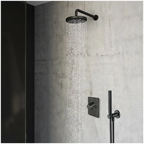 Pack Douche Encastré Black Mat TRIVERDE - CRISTINA ONDYNA XTV68913 1 Pack Douche Encastré Black Mat TRIVERDE - CRISTINA ONDYNA XTV68913