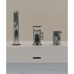 Robinet Mitigeur Bain-douche 3 Trous Sur Plage Chromé - Nunki -Grohe || Hansgrohe Soldes Magasin 30349479 3