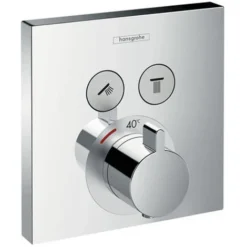 HANSGROHE Set De Finition Pour Mitigeur Thermostatique ShowerSelect Encastré Avec 2 Sorties Chromé