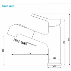 ONECE Robinet De Lavabo En Laiton Avec Douchette Extractible, Mitigeur Salle De Bains Avec 2 Modes D'écoulement Aux Choix, Robinettrie Lave-mains Aérateur Démontable, Cartouche En Céramique, Chromé 9 ONECE Robinet De Lavabo En Laiton Avec Douchette Extractible, Mitigeur Salle De Bains Avec 2 Modes D'écoulement Aux Choix, Robinettrie Lave-mains Aérateur Démontable, Cartouche En Céramique, Chromé -Grohe || Hansgrohe Soldes Magasin 31651556 5
