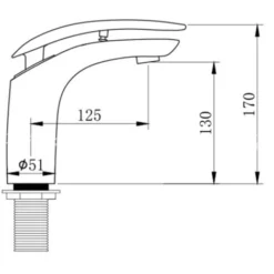 IDeko® Robinet Salle De Bain De Lavabo Style Mono Laiton Céramique Blanc -Grohe || Hansgrohe Soldes Magasin 31777299 4
