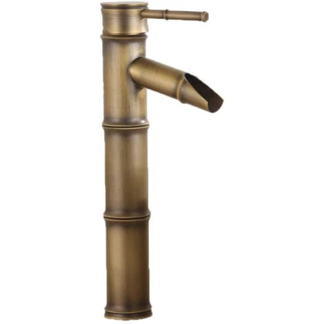 IDeko®Robinet Mitigeur Lavabo Salle De Bain En Laiton Rotation à 360 Degrés Style Japonais Bambou Avec Flexible 1 IDeko®Robinet Mitigeur Lavabo Salle De Bain En Laiton Rotation à 360 Degrés Style Japonais Bambou Avec Flexible