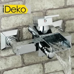 IDeko® Robinet Mitigeur Cascade De Douche Baignoire