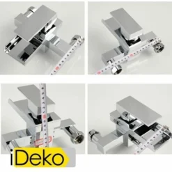 IDeko® Robinet Mitigeur Cascade De Douche Baignoire -Grohe || Hansgrohe Soldes Magasin 31777326 3