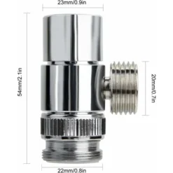LangRay Robinet D'arrêt Pommeau De Douche Soupape Tête En Laiton Interrupteur Vanne G1/2 Douche Vanne D'arrêt 7 LangRay Robinet D'arrêt Pommeau De Douche Soupape Tête En Laiton Interrupteur Vanne G1/2 Douche Vanne D'arrêt -Grohe || Hansgrohe Soldes Magasin 31950770 3