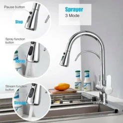 Robinet à Osmose Inverse à 3 Voies, Extractible, Lignes Courbes Série Apolo Chrome 7 Robinet à Osmose Inverse à 3 Voies, Extractible, Lignes Courbes Série Apolo Chrome -Grohe || Hansgrohe Soldes Magasin 33285688 3