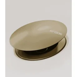 Bonde De Lavabo Doré Brossé - Avec Trop-plein