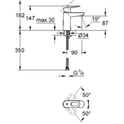 Grohe Lot De Deux Mitigeurs Lavabo BauLoop (23337000-DUO) -Grohe || Hansgrohe Soldes Magasin 35036436 3