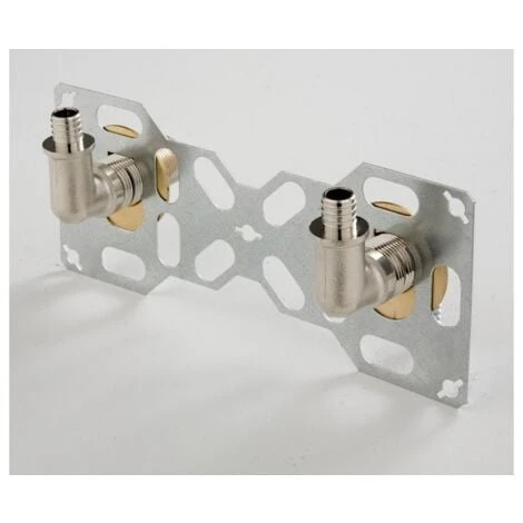 QUICK PLOMBERIE Double Sortie De Cloison Mâle à Glissement Pour Tube Per, Diam.16 Mm 20 X 27 Mm 1 QUICK PLOMBERIE Double Sortie De Cloison Mâle à Glissement Pour Tube Per, Diam.16 Mm 20 X 27 Mm