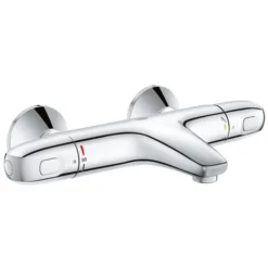 GROHE Grohtherm 1000 New Robinet De Bain Thermostatique Avec Inverseur Et Connexions Entraxe 15cm EcoJoy Et Aquadimmer Eco Chrome