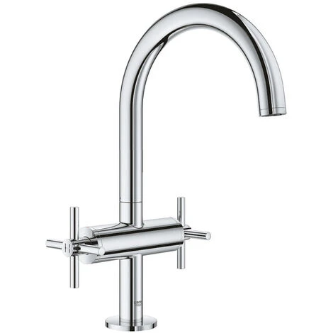 GROHE Atrio Mélangeur 1 Trou Pour Robinet Taille L Chrome 1 GROHE Atrio Mélangeur 1 Trou Pour Robinet Taille L Chrome