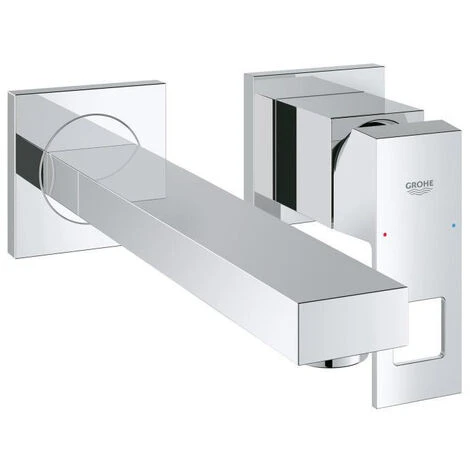Grohe Eurocube Set Mitigeur Monocommande 2 Trous Lavabo Encastré Mural Chrome Taille M + Corps Encastré (23447000-SET) 2 Grohe Eurocube Set Mitigeur Monocommande 2 Trous Lavabo Encastré Mural Chrome Taille M + Corps Encastré (23447000-SET) – Image 2