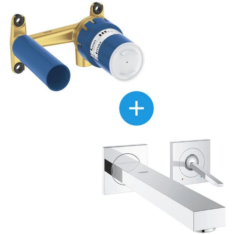 Grohe Eurocube Joy Set Mitigeur Monocommande 2 Trous Lavabo Taille L + Corps Encastré (19998000-SET) 1 Grohe Eurocube Joy Set Mitigeur Monocommande 2 Trous Lavabo Taille L + Corps Encastré (19998000-SET)